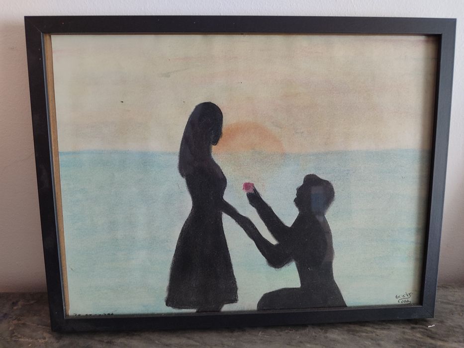 Quadro proposta casamento