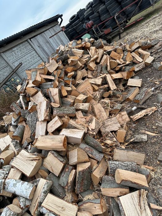 Drzewo opałowe sezonowane brzoza Olcha sosna DOWÓZ