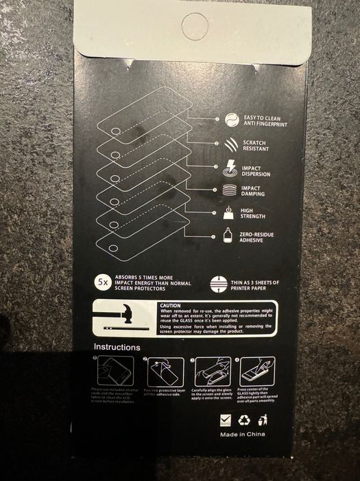 Szkło hartowane ochronne płaskie 2.5D 9H do Apple iPhone 15 Pro 6.1