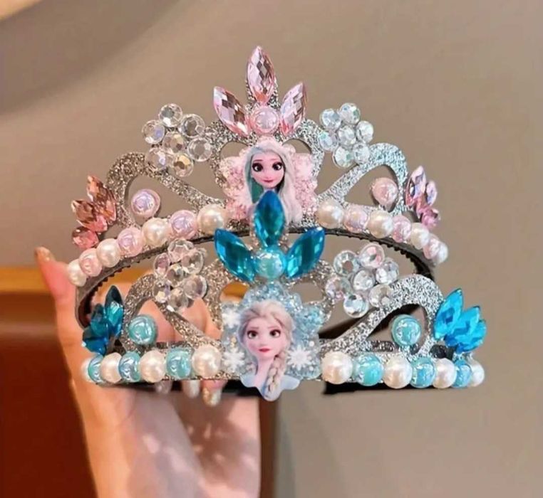 Nowa korona tiara opaska Elsa Elza akcesoria przebranie