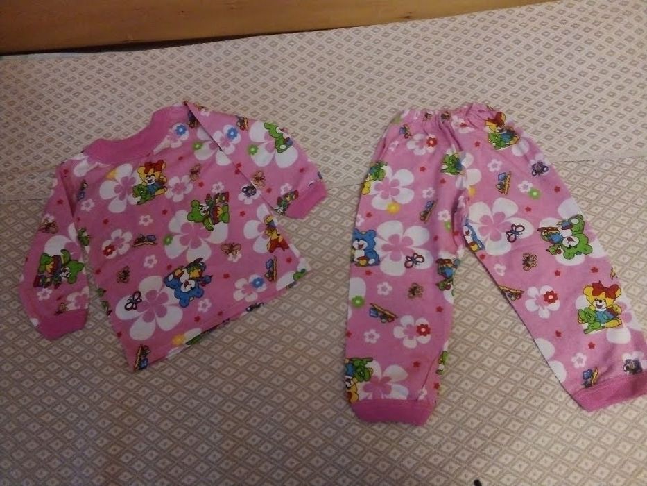 Новая хлопковая пижама, пижама для девочки. Возраст 2-3 года.