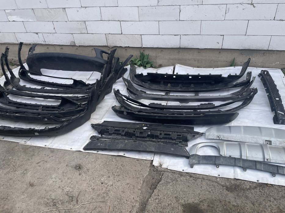 Пластик бампера, арки, абсорбер