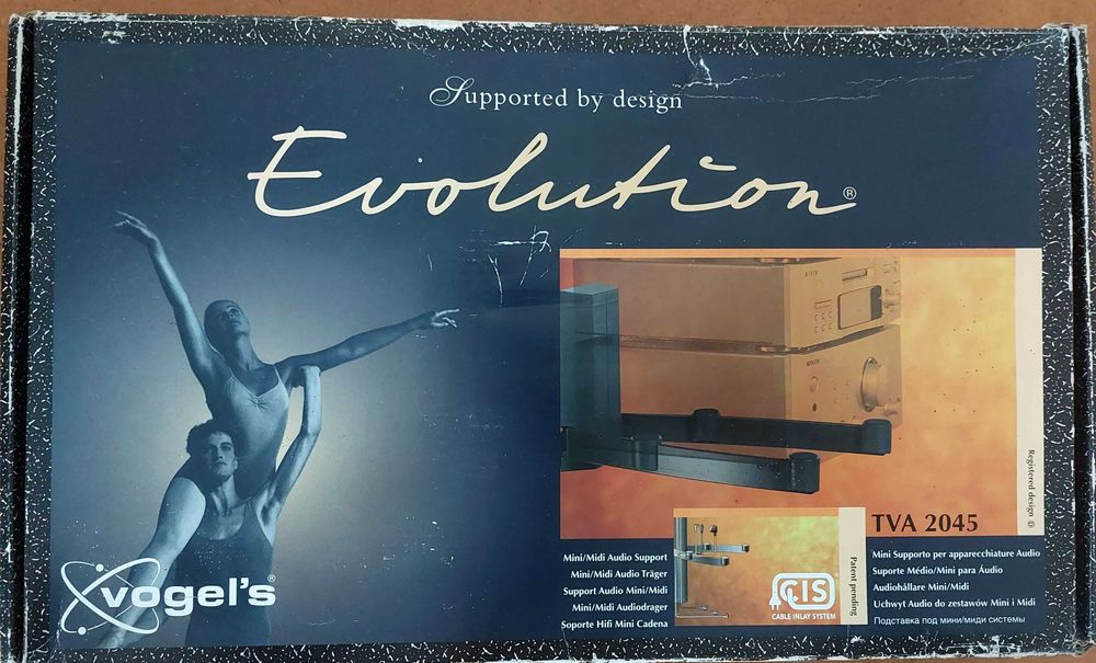 Suporte Vogel's TVA 2045 para pequenas aparelhagens. Novo.