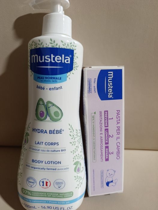 Mustela bebé (creme corpo e creme fralda)