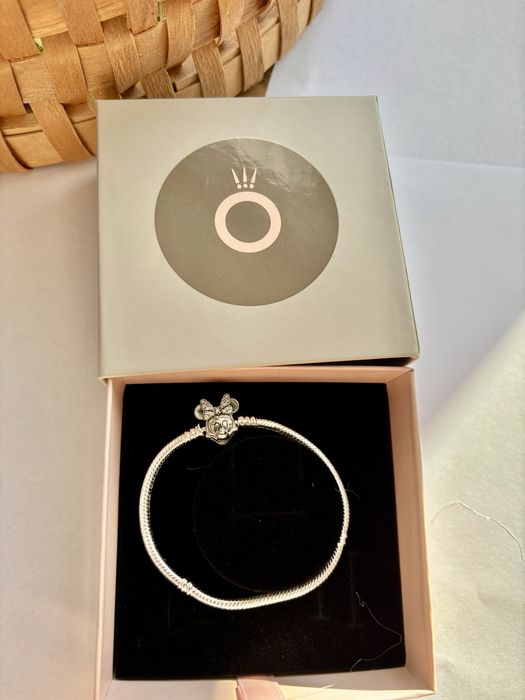 Bransoletka PANDORA Minnie Mouse 16 cm Srebro 925 nowa w pudełku