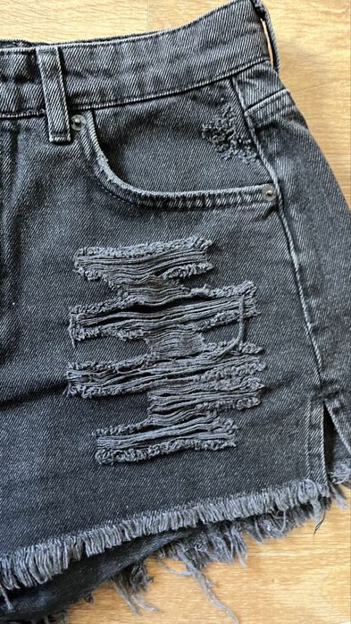 Calções pretos da Pull & Bear