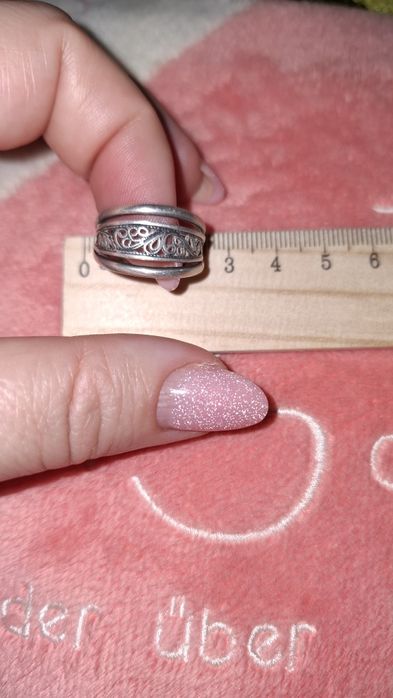 Серебряное кольцо 925 пробы и набор