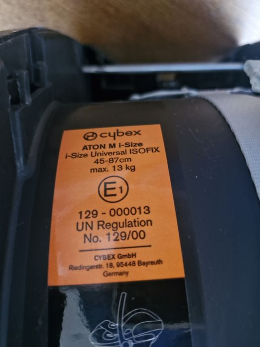Fotelik cybex aton m z bazą cybex