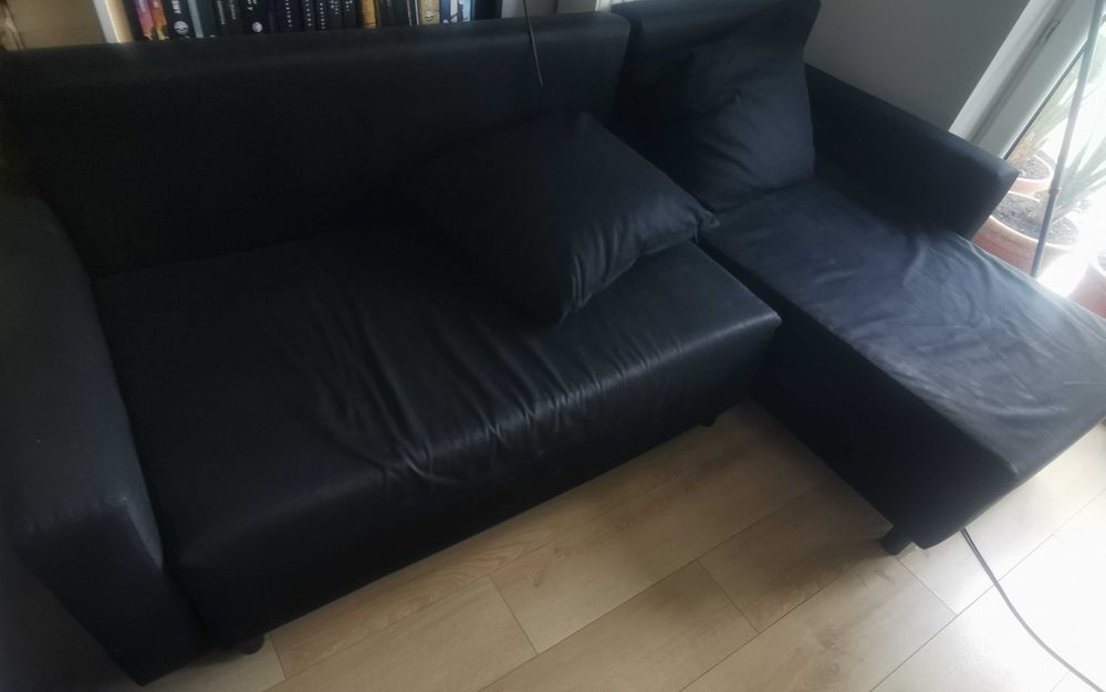 Sofa narożnik IKEA LUGNVIK rozkładany z pojemnikiem