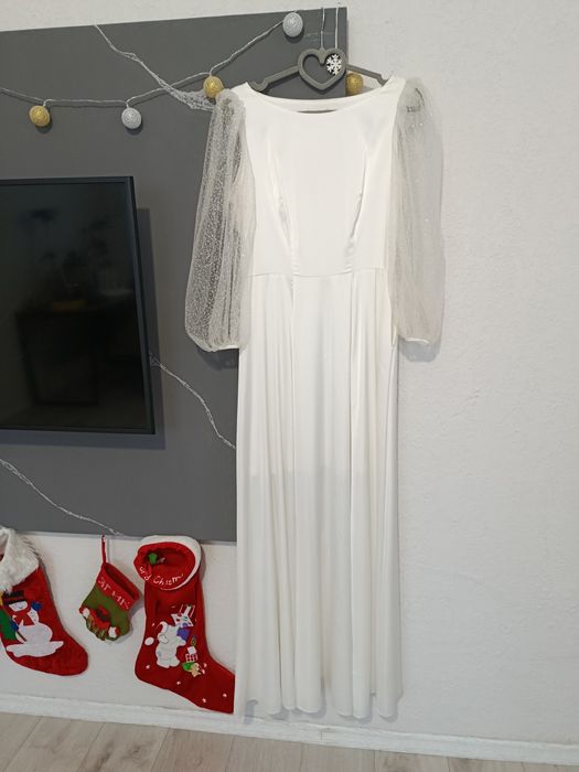 Сяюча біла сукня Gepur розмір Л