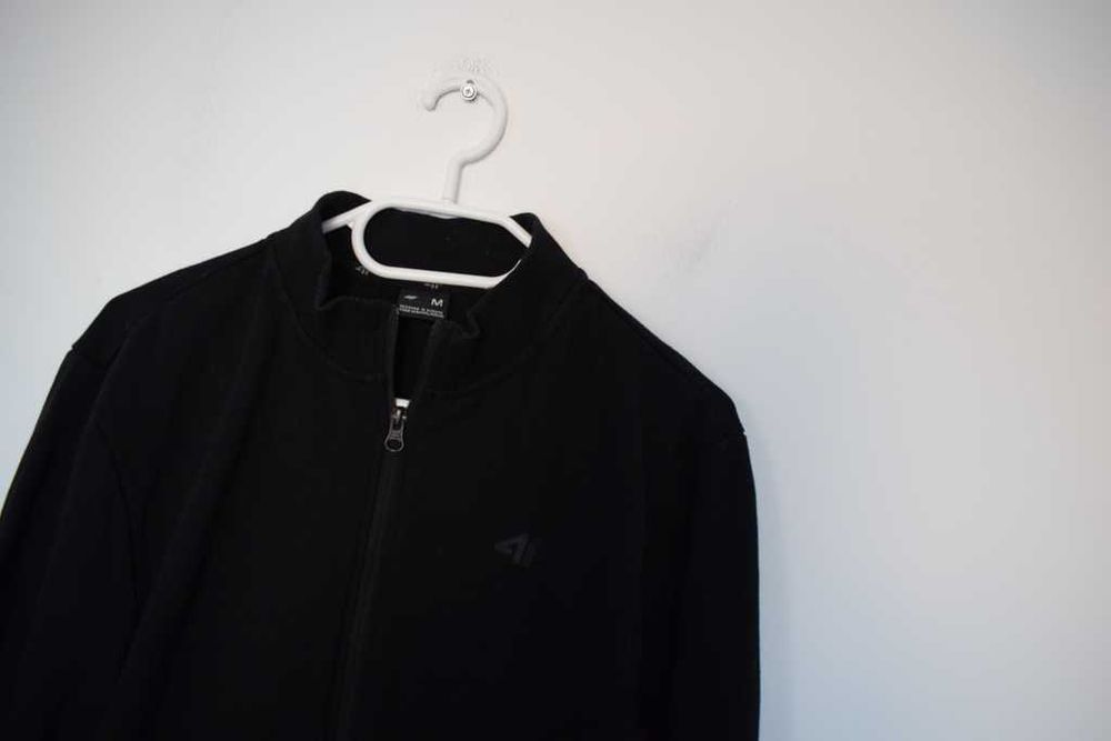 4F czarna bluza bomber  bawełniane M na zamek