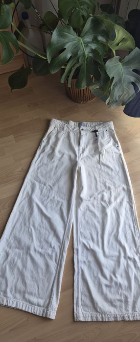 Primark 42 nowe spodnie z szerokimi nogawkami
