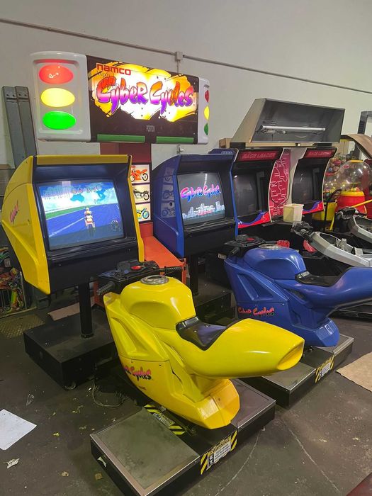 Namco Cyber Cycles Arcade Simulador