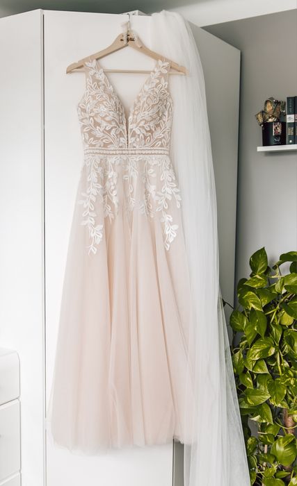 Suknia ślubna, rozmiar S