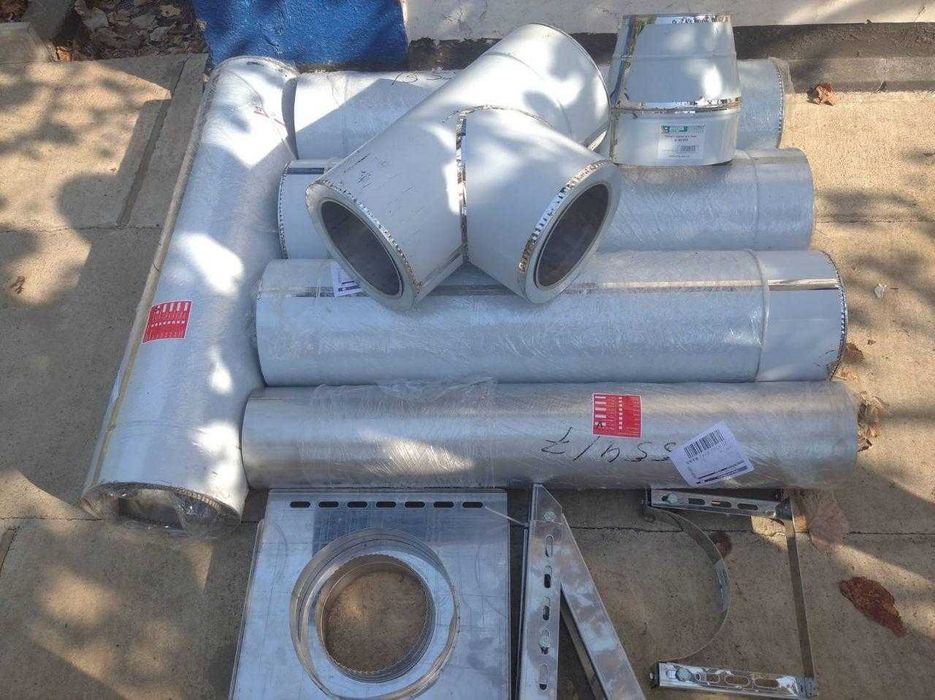 Н45 Труба нерж димохідна ф150-220 Димоход від виробника Доставка Акція