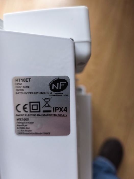 Aquecedores de Inercia 1000w (3 unidades)