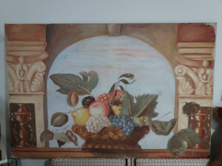 Tela Fruta com 1,50m Pintura Antiga