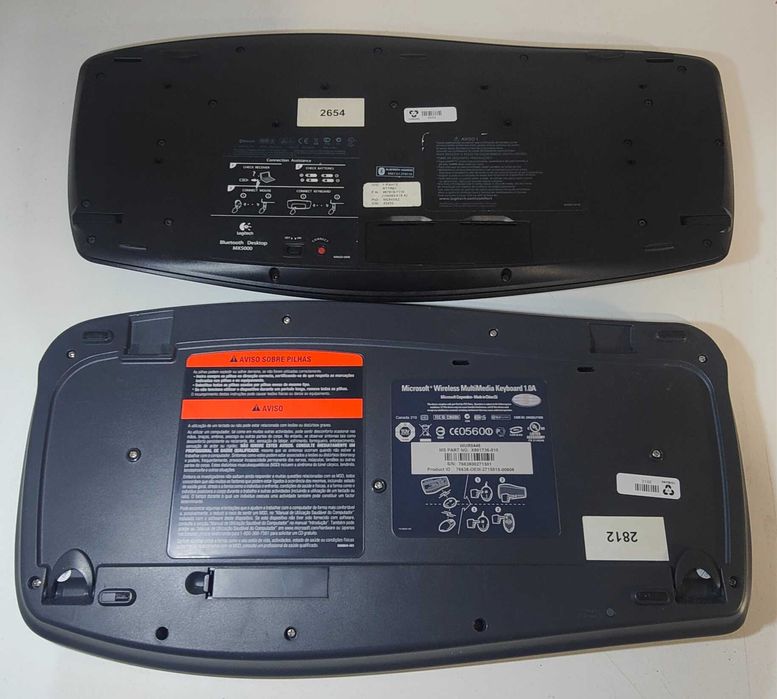 Teclados sem receptor microsoft para peças ref: teclados 3