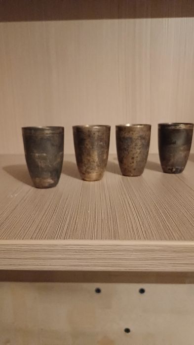 Чарки металеві. Рюмки