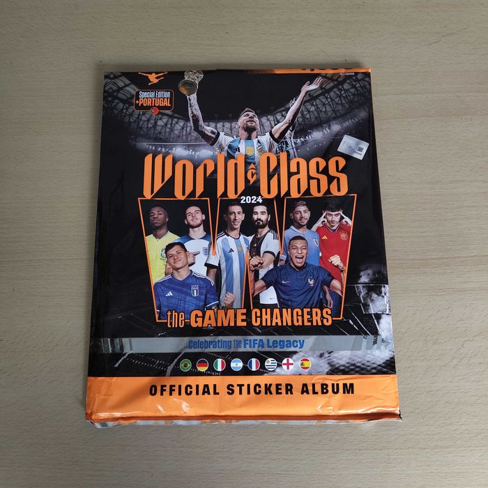 Coleção Cromos Futebol World Class Panini 2024 Edição Especial PT