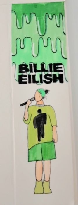 Marcador de livro Billie Eilish