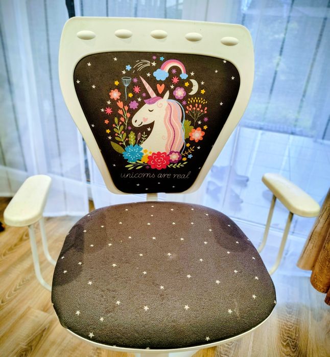 Krzesło obrotowe dziecięce Nowy Styl Ministyle Jednorożec