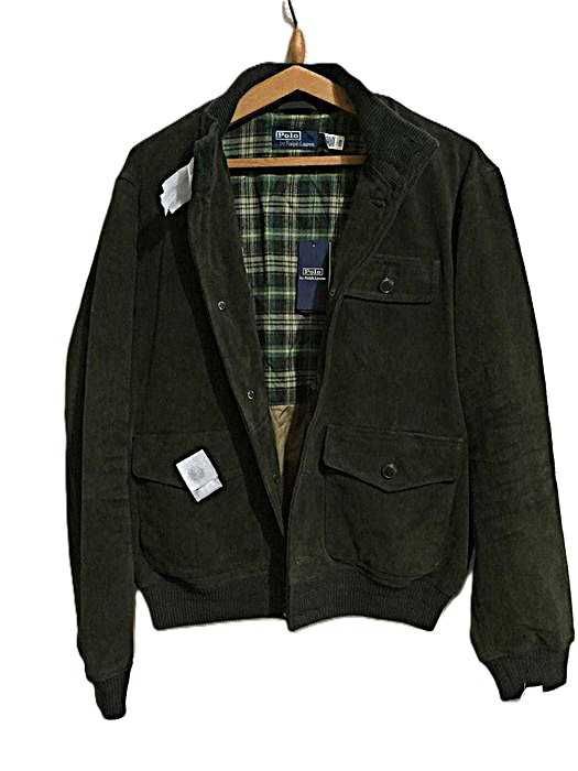 Замшева куртка від Polo by Ralph Lauren. Колір хакі.Оригінал.