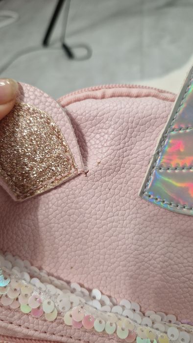 Różowy mini plecaczek jednorożec