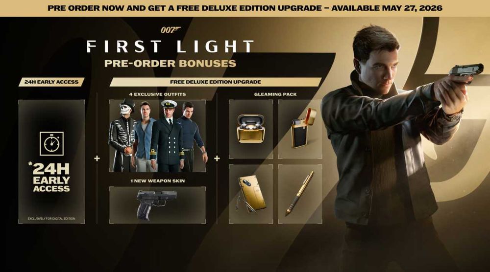 007 First Light Deluxe Edition офлайн активацiя STEAM на ПК