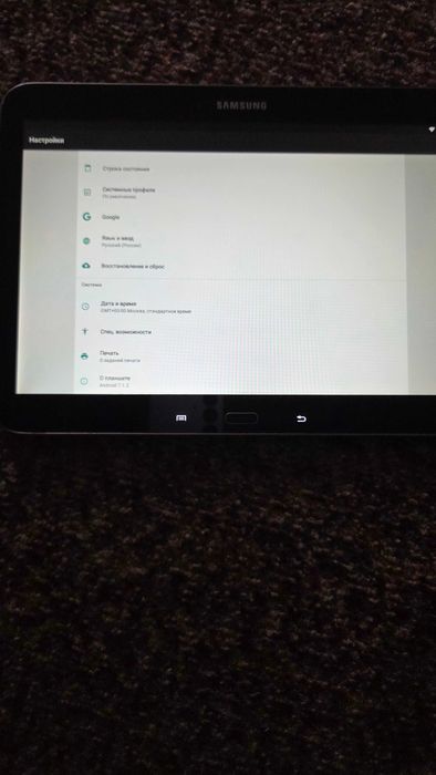 Продам планшет Samsung P5210 Galaxy Tab 3 10.1, диагональ 10 дюймов.