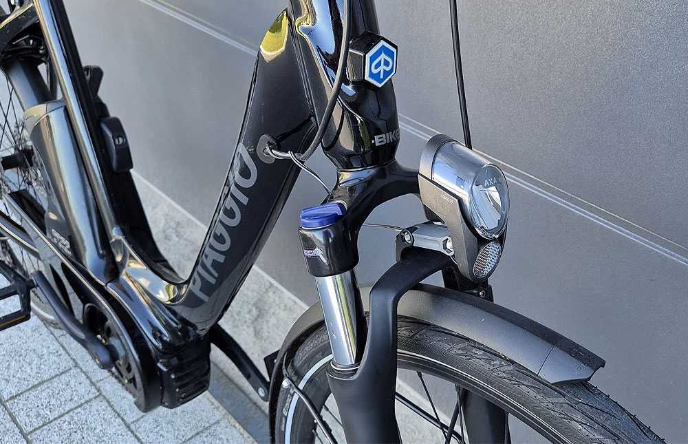 Jak nowy! PIAGGIO WIBIKE Shimao Deore Hydraulika GPS rower elektryczny