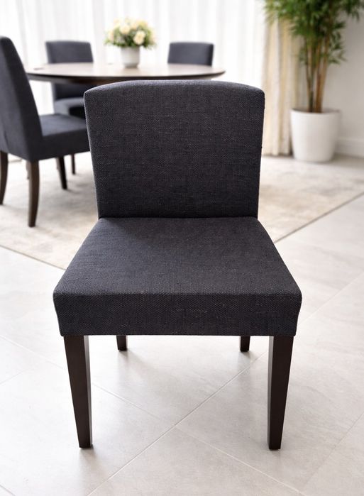 Conjunto de 4 cadeiras cinza