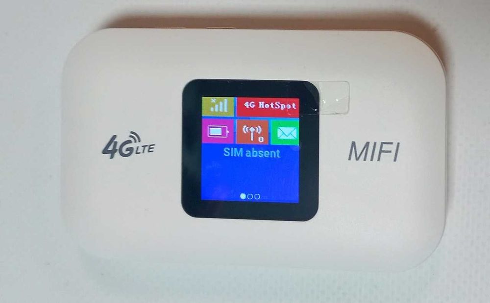 4g модем мобильн Wi-Fi роутер с АКБ  с LCD под сим карту 150 Мбит/с