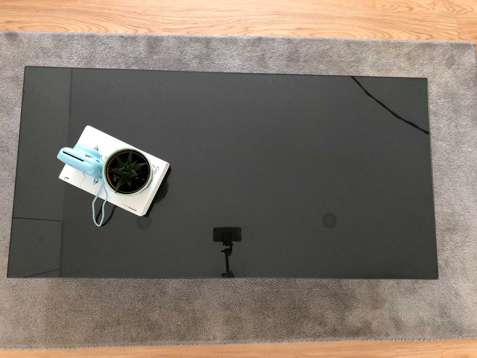 Mesa de centro sala preta 120x60