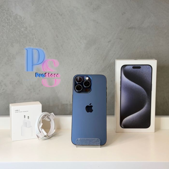 Sklep! iPhone 15 Pro Max 256GB Blue Titanium | Stan bdb | Bateria 88%