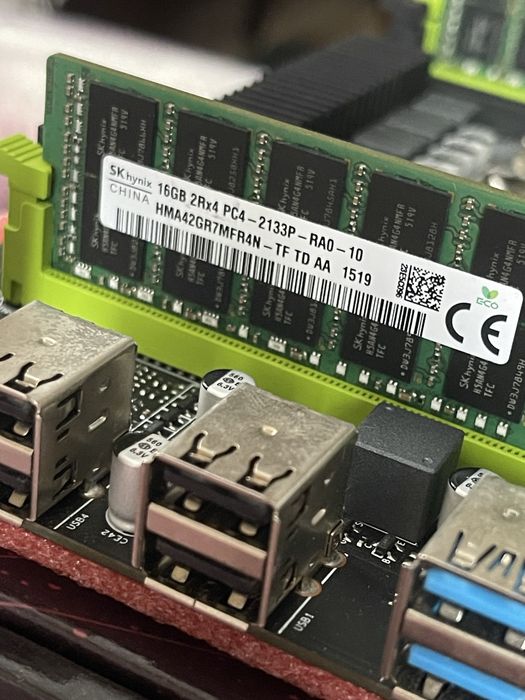 Комплект Zsus x99-p4, e5 2667 v4, ddr4 2x16(32gb)