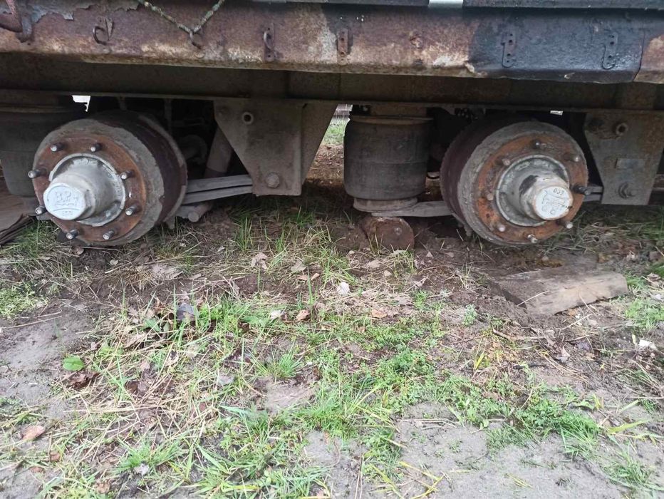 Продам ось BPW снятая с прицепа тандем, на 8 шпилек