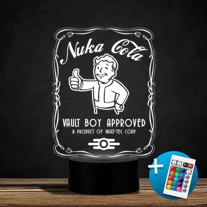 Candeeiro Led personalizado - Fallout64585341087362121