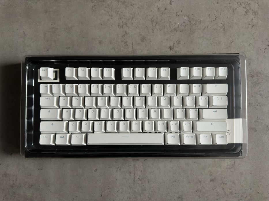 Білі Кейкапи Wooting Double-shot PBT Keycap Set White