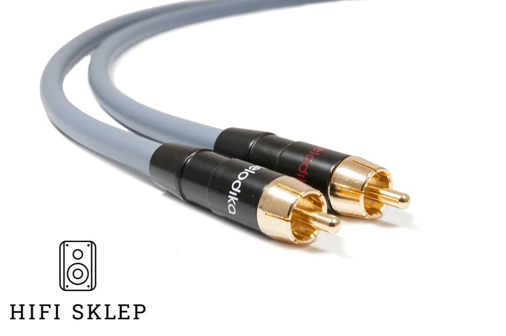 MELODIKA Purple Rain 2RCA na 2RCA 0.5m wersja kolor gun metal