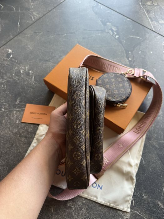 Torebka louis vuitton multi pochette różowy pasek