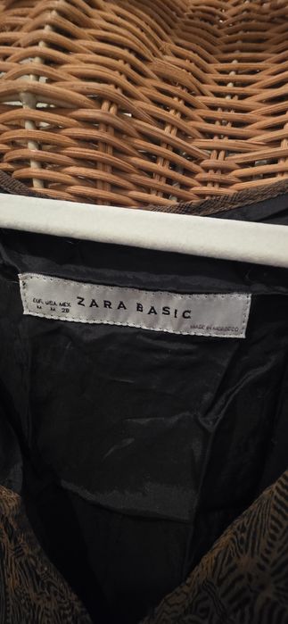 Vestido estampado Zara