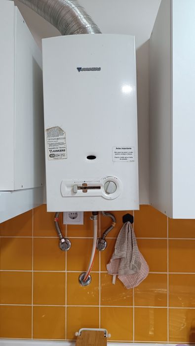 Esquentador usado com bilha