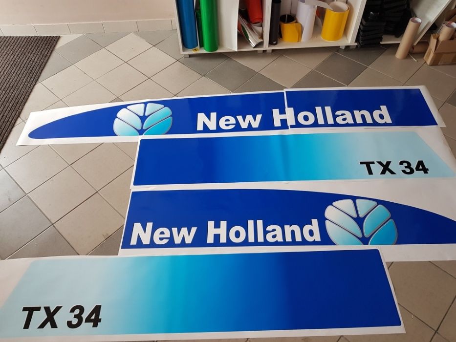 naklejki kombajn new holland tx 34 inne modele