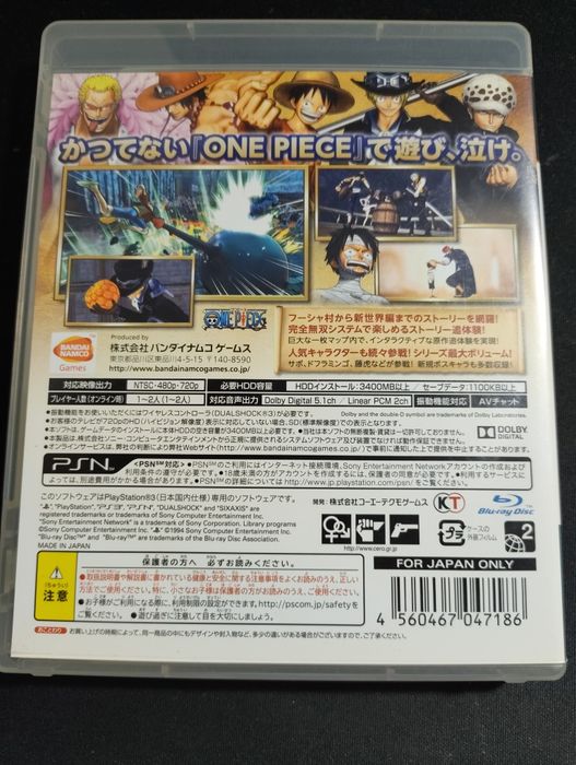 Jogo PS3 One Piece Warriors 3