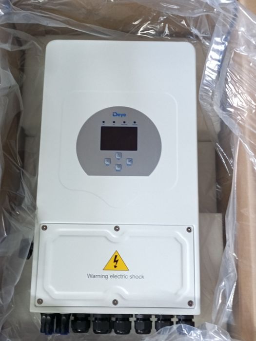 В наявності інвертор deye 6 кВт та батарея deye 5 квт