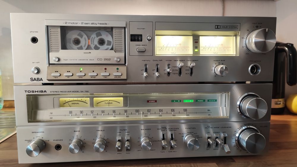 Amplituner Toshiba SA750 ,Saba Cd262