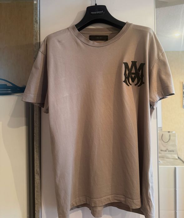 Футболка Beige / Taupe AMIRI MA Logo T-Shirt