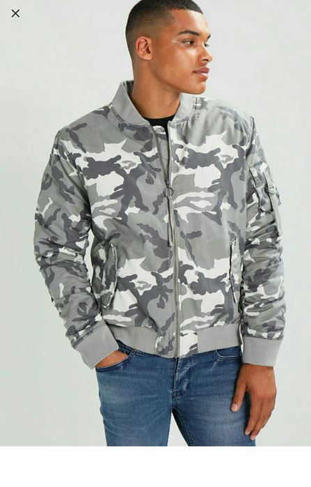 Kurtka męska ocieplana flyers flek bomber militarna L XL moro wojskowa