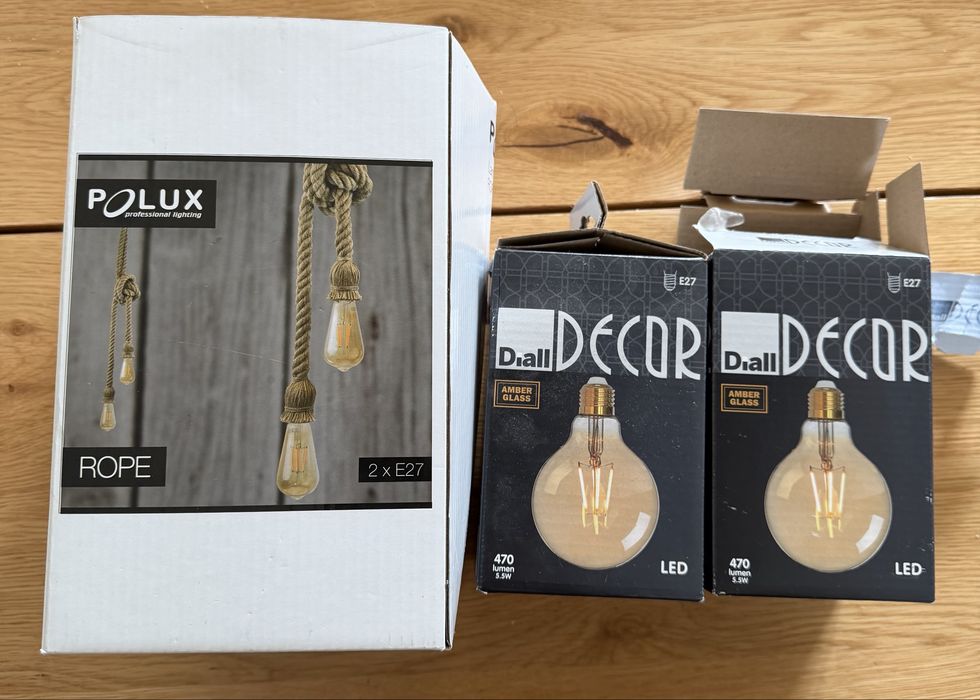 Lampa nowa sznur
